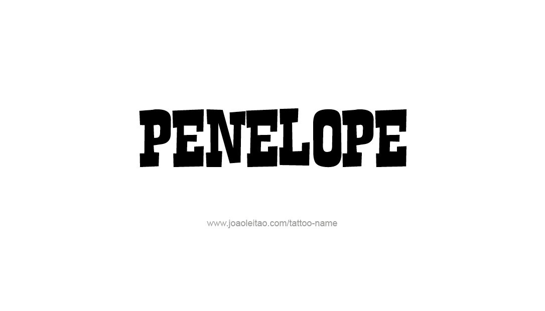 Tattoo Design Name Penelope   