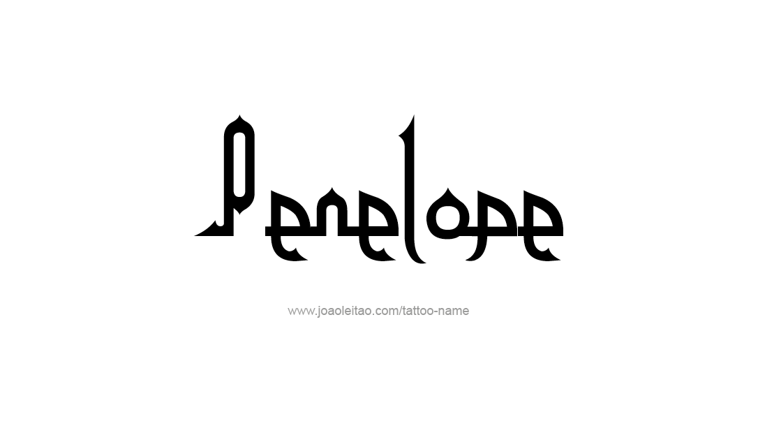 Tattoo Design Name Penelope   