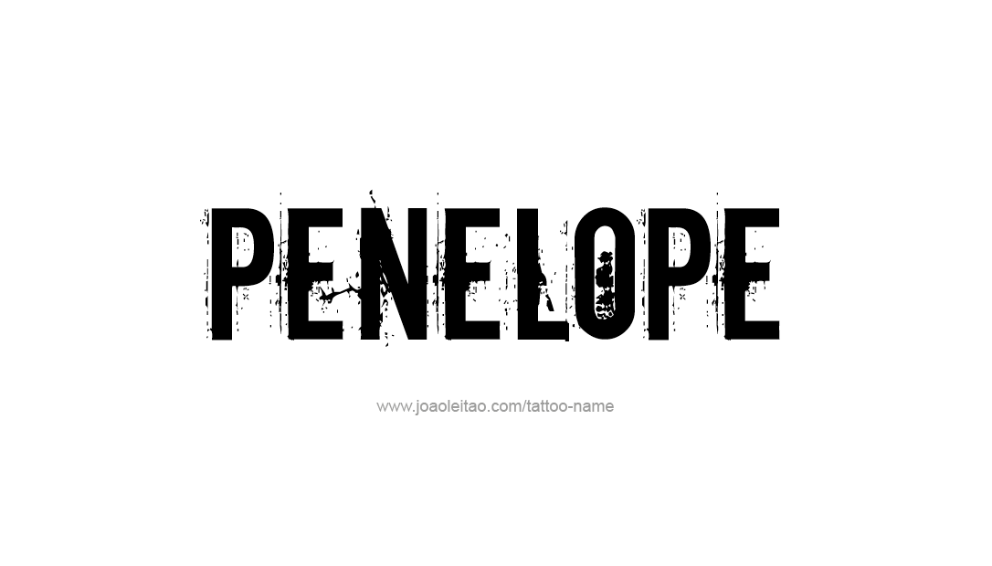 Tattoo Design Name Penelope   