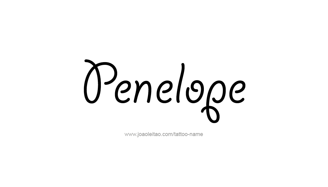 Tattoo Design Name Penelope   