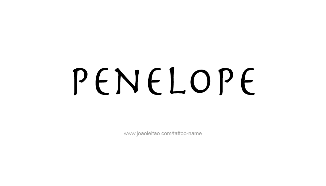 Tattoo Design Name Penelope   