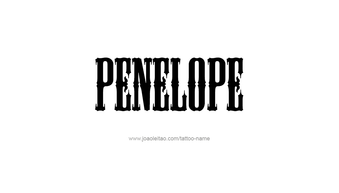 Tattoo Design Name Penelope   