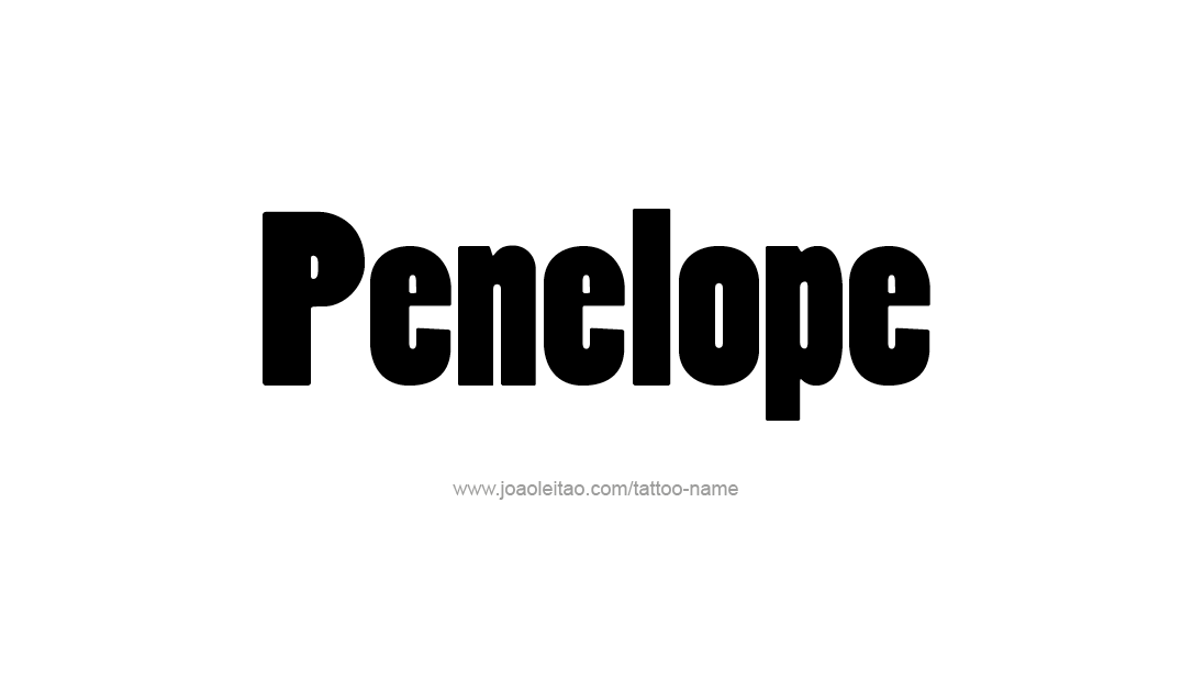 Tattoo Design Name Penelope   