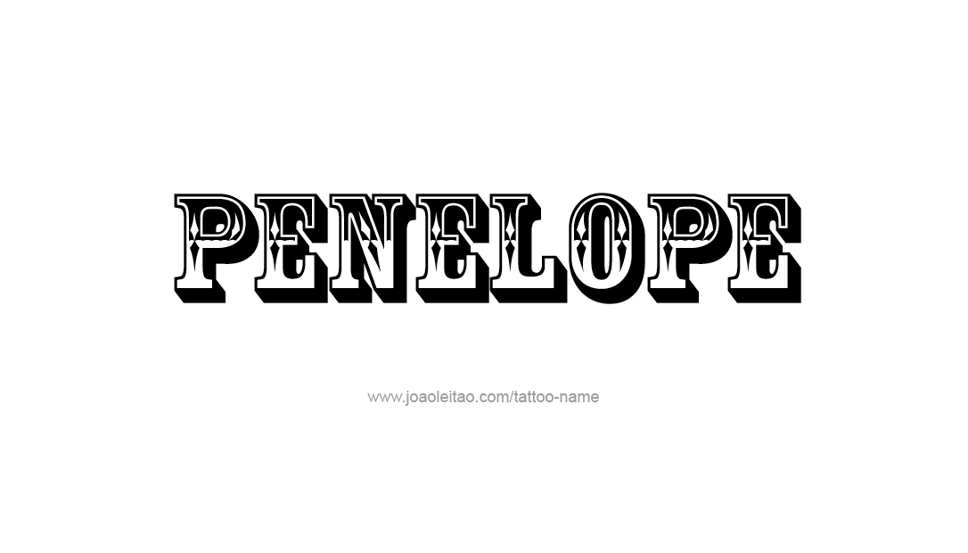 Tattoo Design Name Penelope   