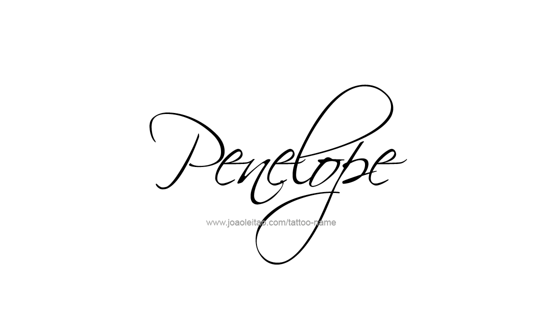 Tattoo Design Name Penelope   