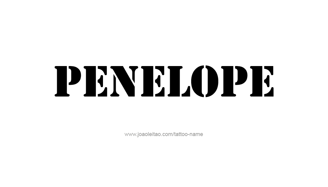 Tattoo Design Name Penelope   