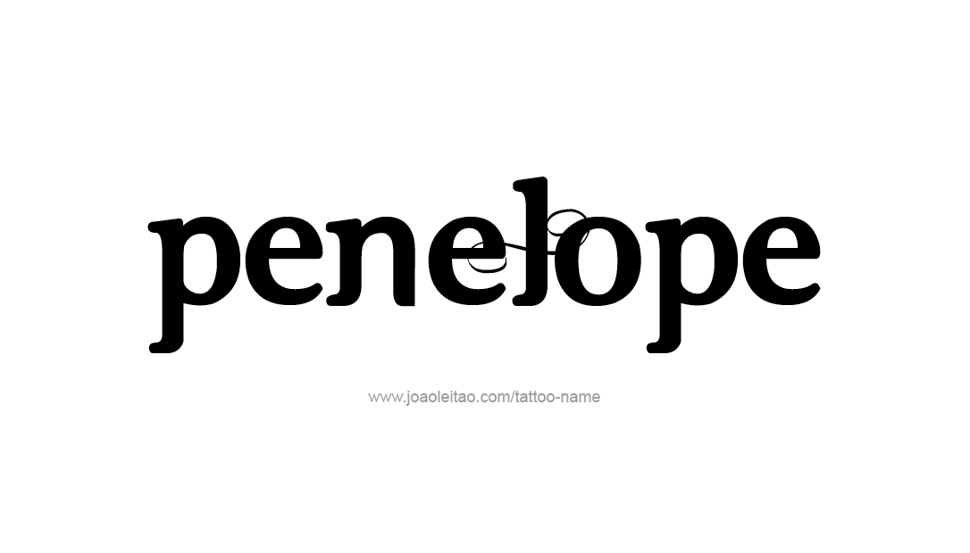 Tattoo Design Name Penelope   