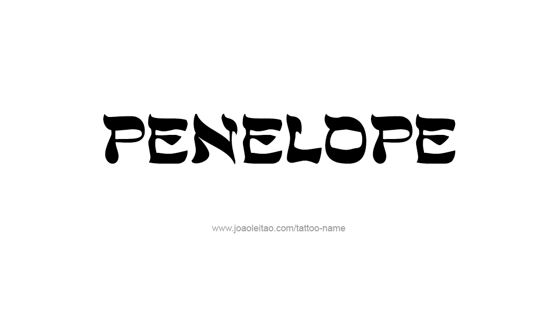 Tattoo Design Name Penelope   