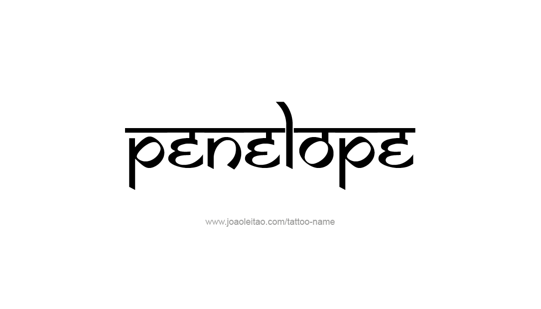 Tattoo Design Name Penelope   