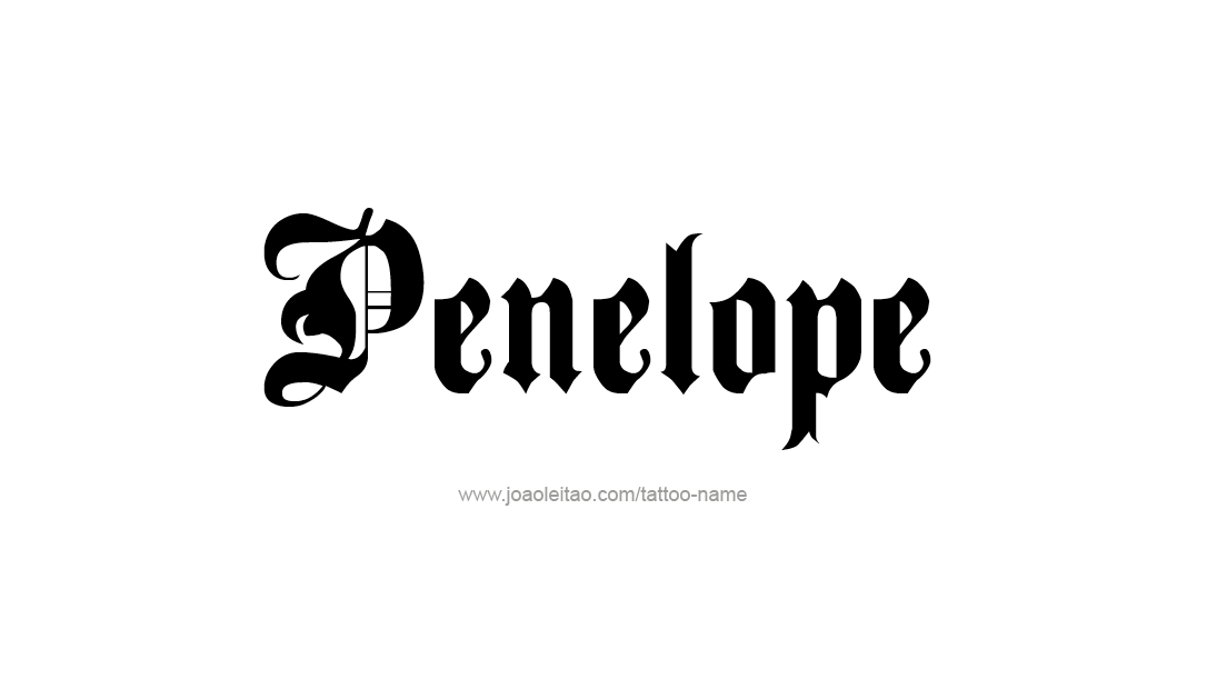 Tattoo Design Name Penelope   