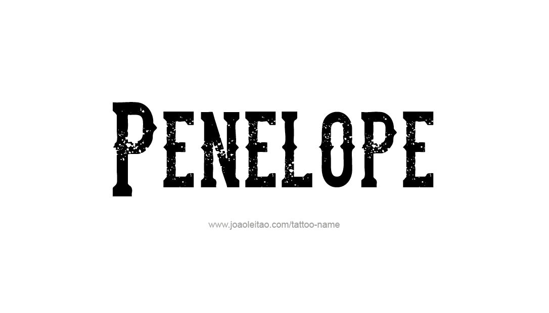 Tattoo Design Name Penelope   