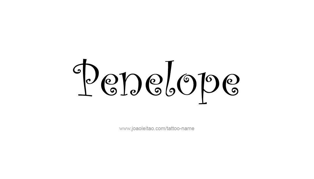 Tattoo Design Name Penelope   