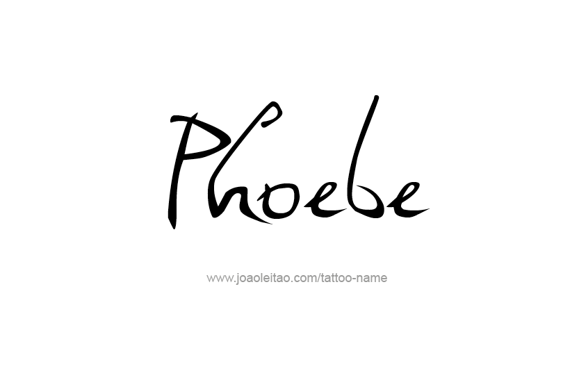 Tattoo Design Name Phoebe   