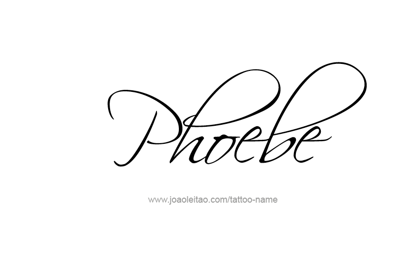 Tattoo Design Name Phoebe   