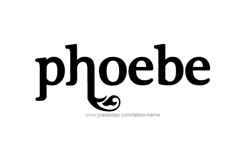 Tattoo Design Name Phoebe   