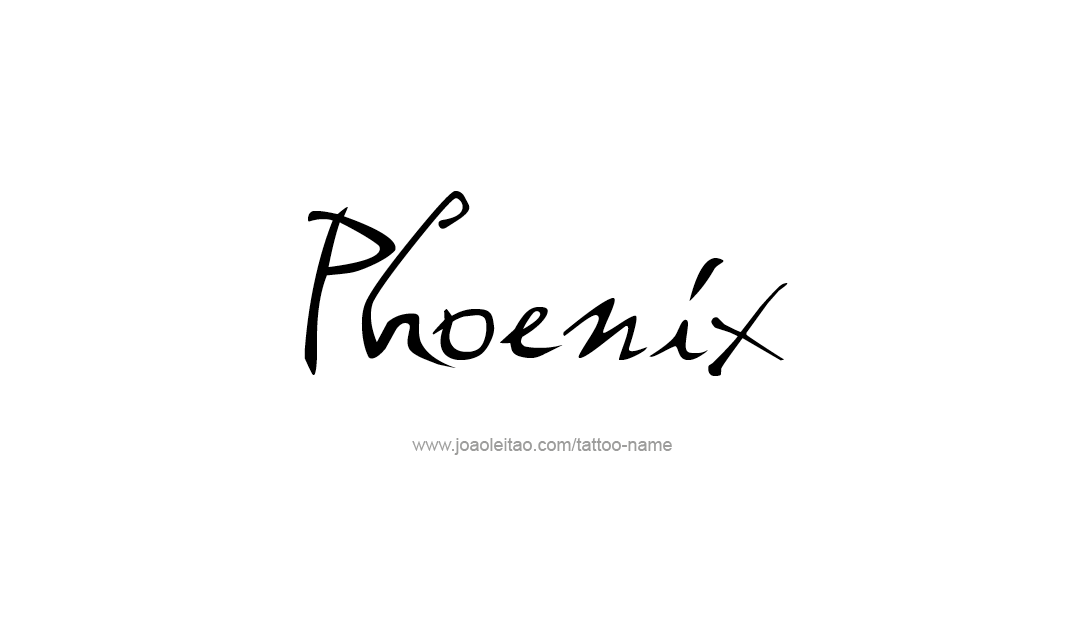 Tattoo Design Name Phoenix   