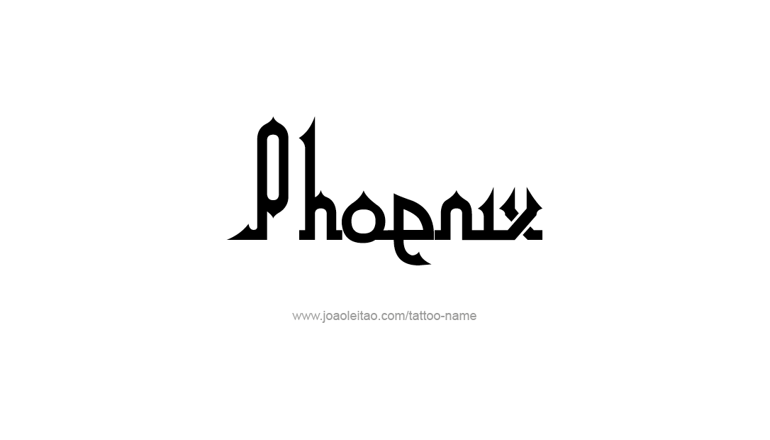 Tattoo Design Name Phoenix   