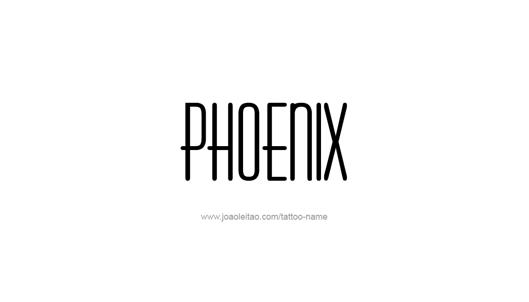 Tattoo Design Name Phoenix   