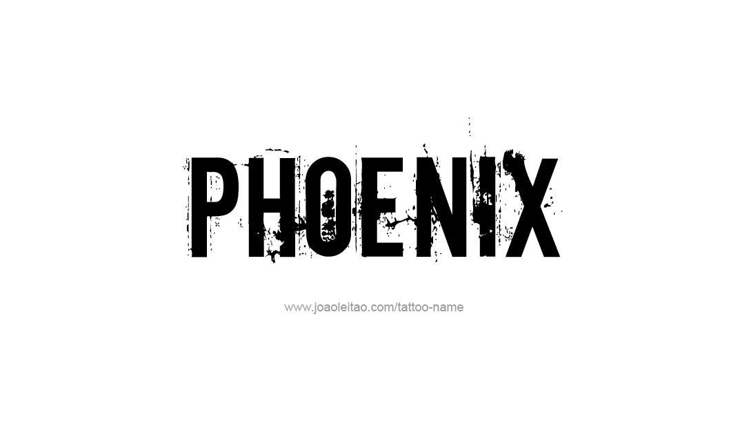 Tattoo Design Name Phoenix   