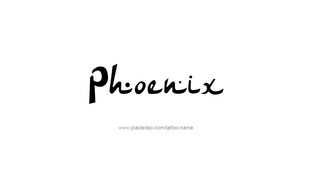 Tattoo Design Name Phoenix   