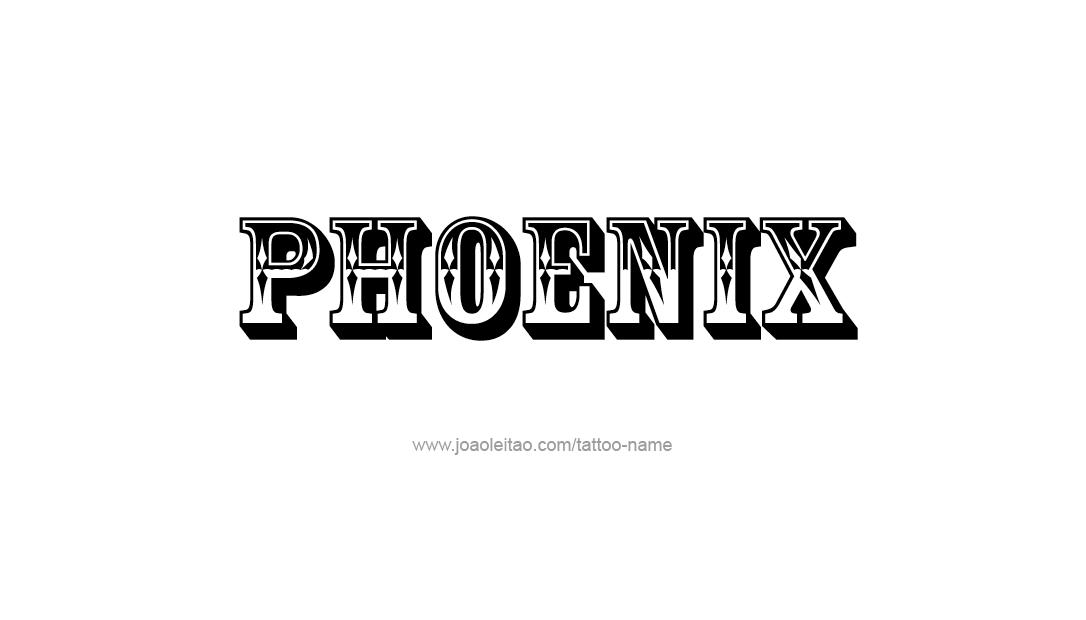 Tattoo Design Name Phoenix   