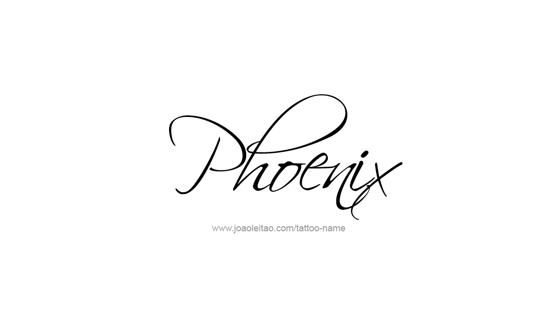 Tattoo Design Name Phoenix   