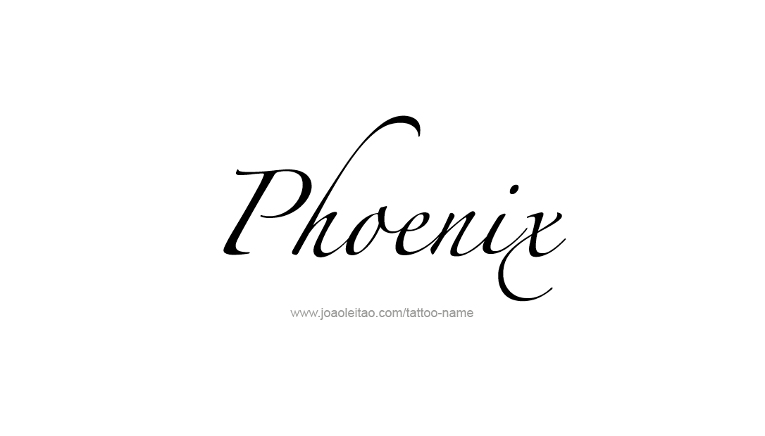 Tattoo Design Name Phoenix   