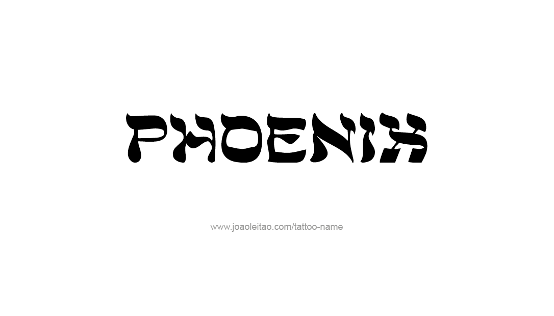 Tattoo Design Name Phoenix   