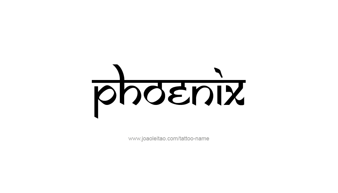 Tattoo Design Name Phoenix   