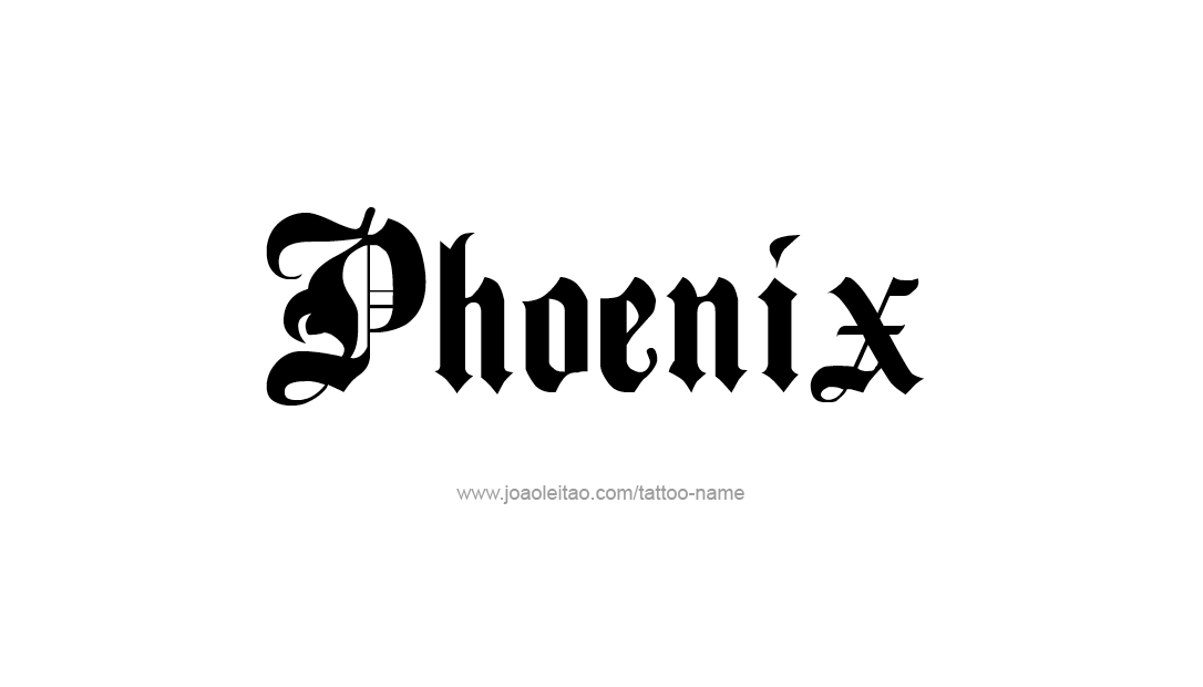 Tattoo Design Name Phoenix   