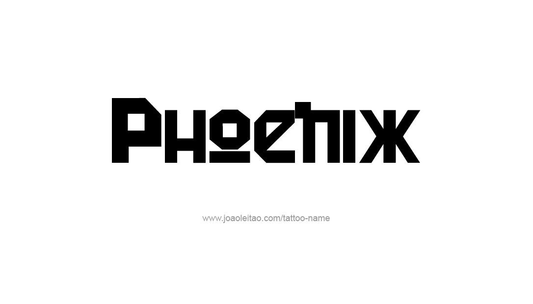 Tattoo Design Name Phoenix   