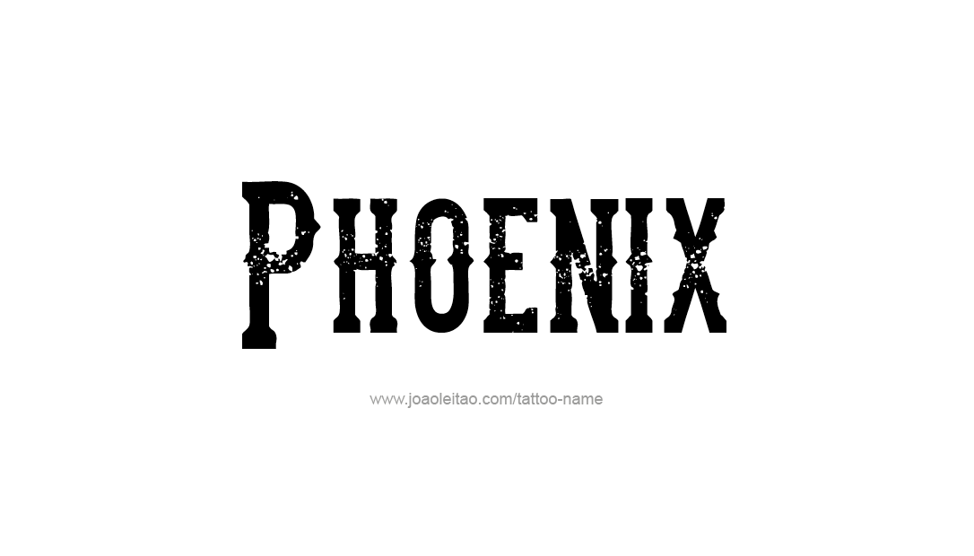 Tattoo Design Name Phoenix   