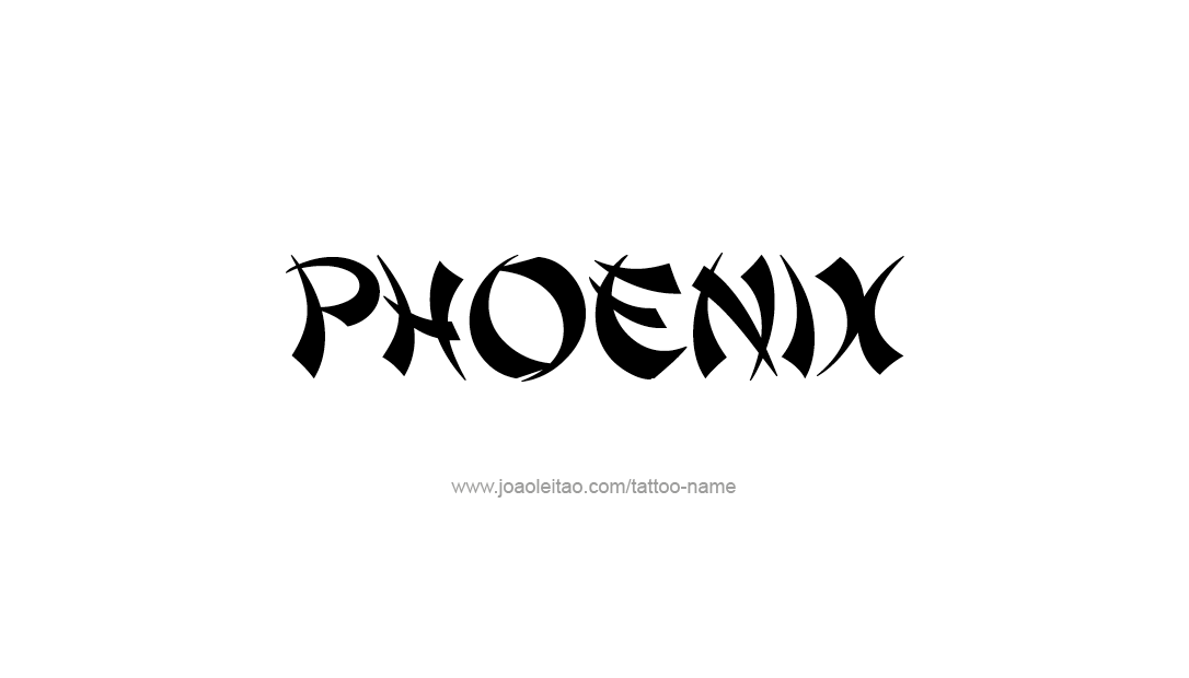 Tattoo Design Name Phoenix