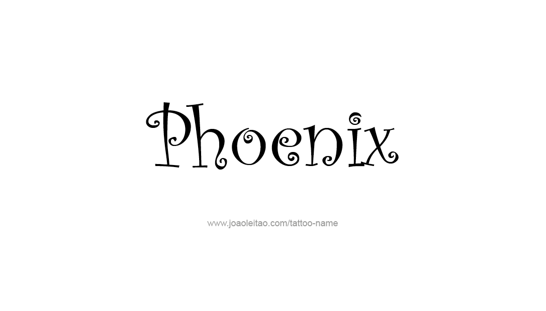 Tattoo Design Name Phoenix   