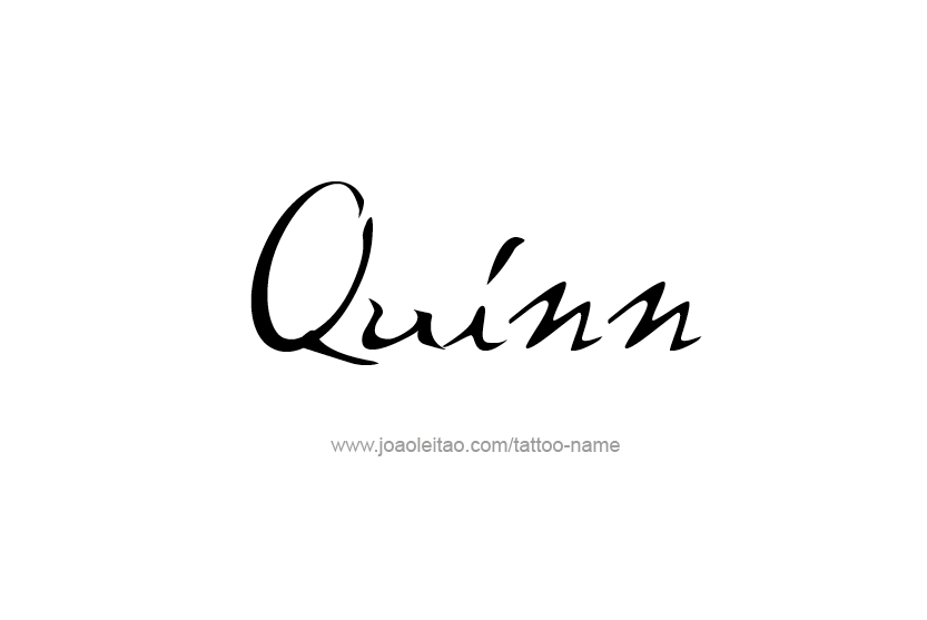 Tattoo Design Name Quinn   