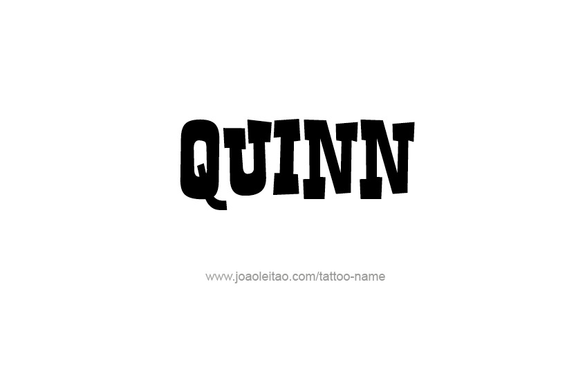 Tattoo Design Name Quinn   