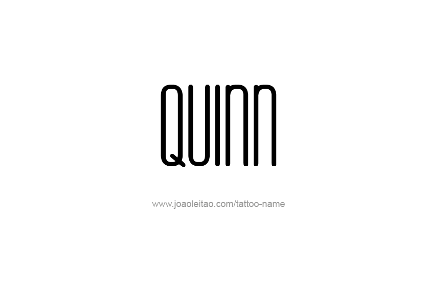 Tattoo Design Name Quinn   