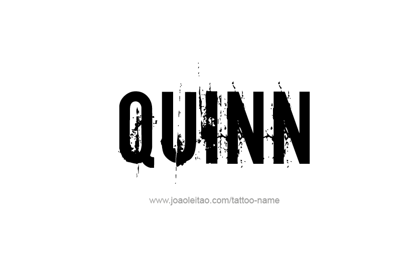 Tattoo Design Name Quinn   