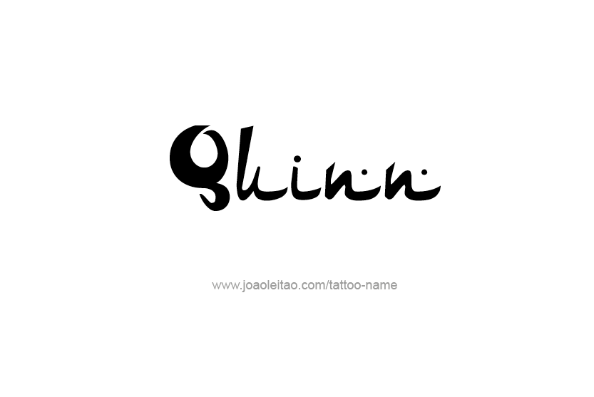 Tattoo Design Name Quinn   