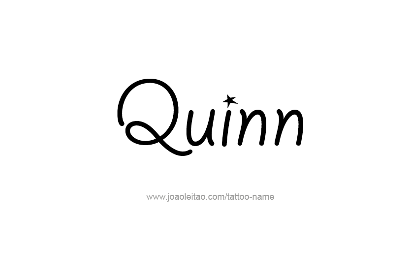 Tattoo Design Name Quinn   