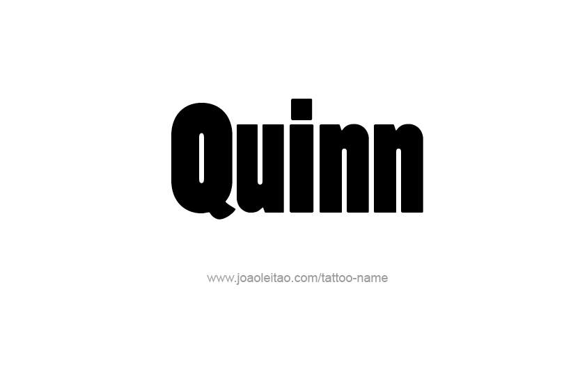 Tattoo Design Name Quinn   