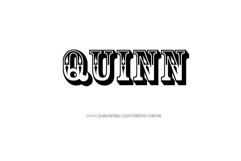 Tattoo Design Name Quinn   