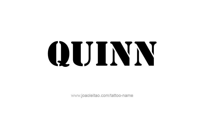 Tattoo Design Name Quinn   