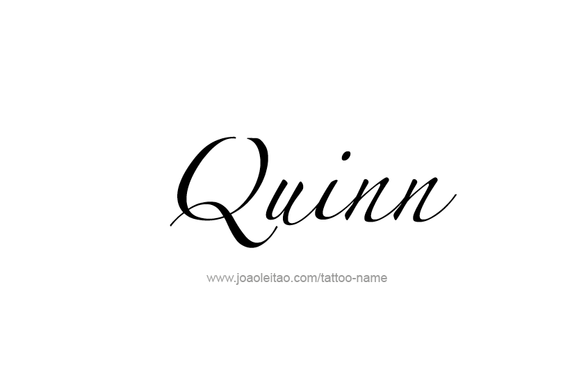 Tattoo Design Name Quinn   