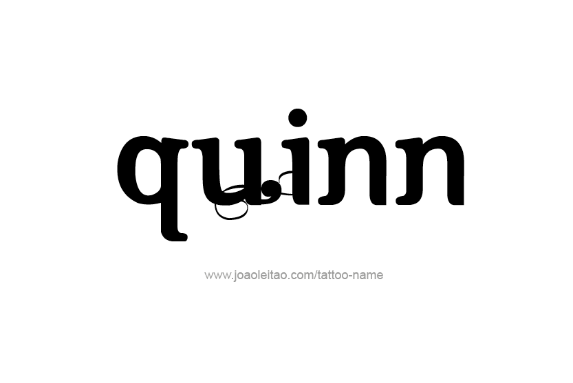 Tattoo Design Name Quinn   