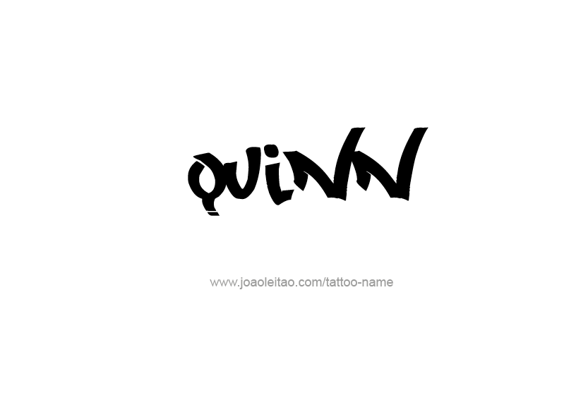 Tattoo Design Name Quinn   