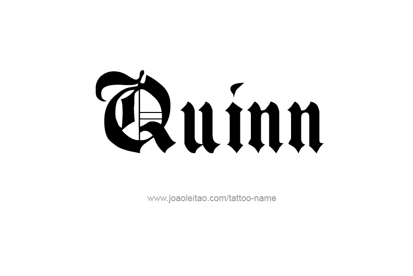 Tattoo Design Name Quinn   