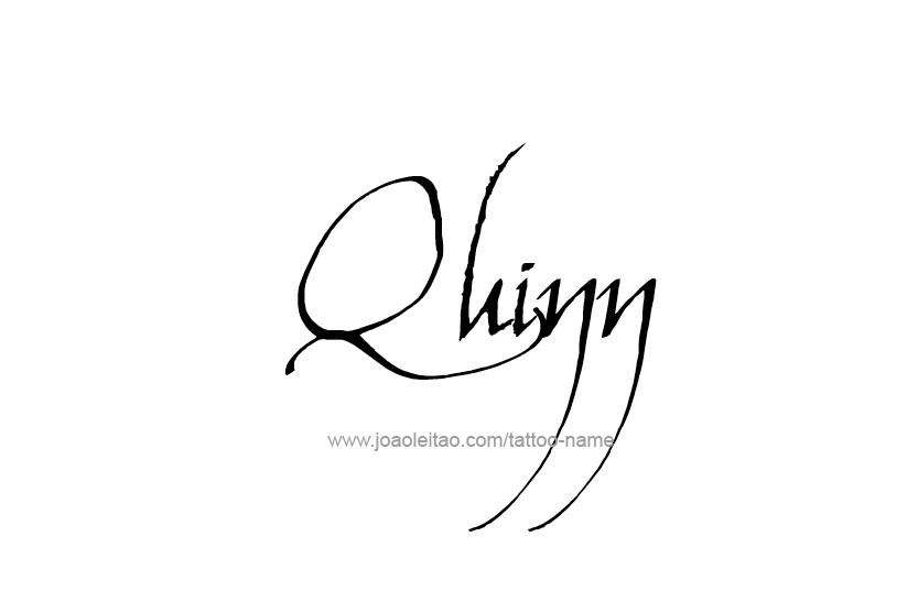 Tattoo Design Name Quinn   