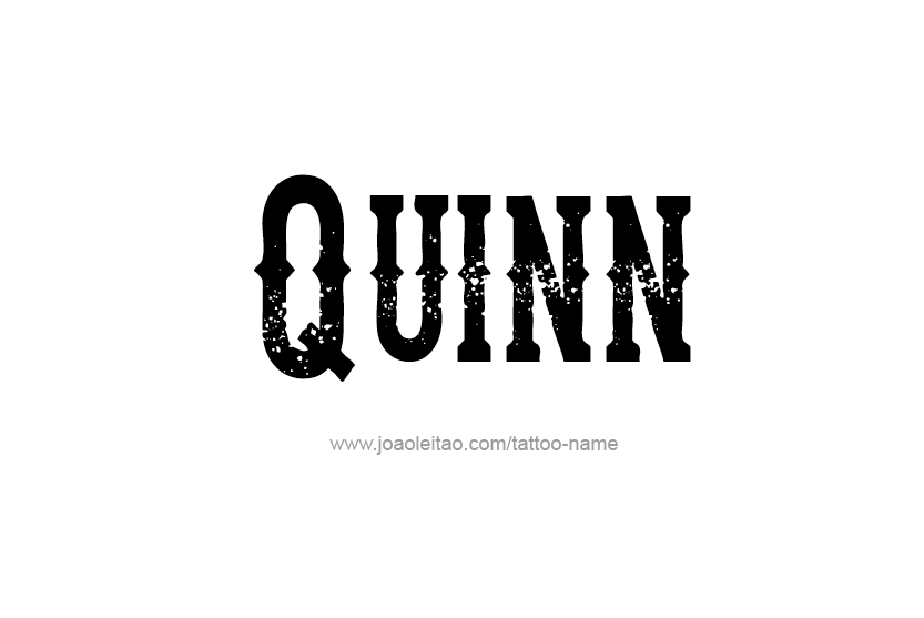 Tattoo Design Name Quinn   