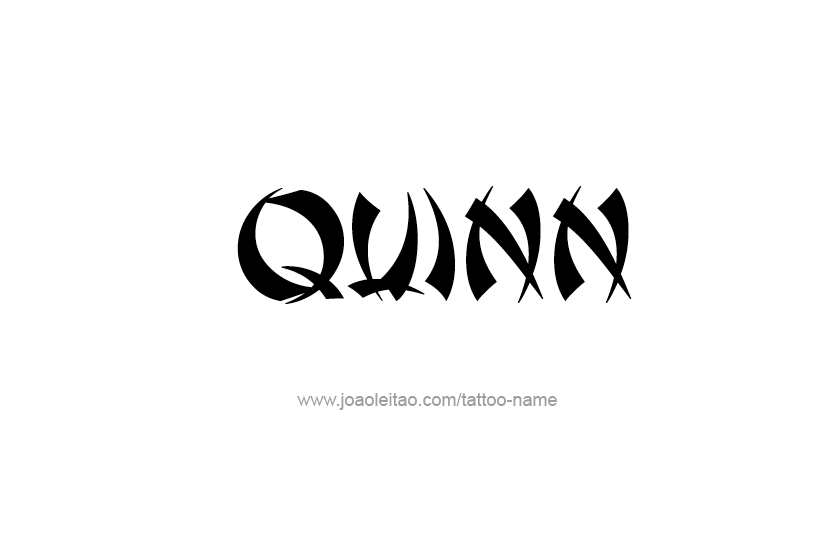 Tattoo Design Name Quinn